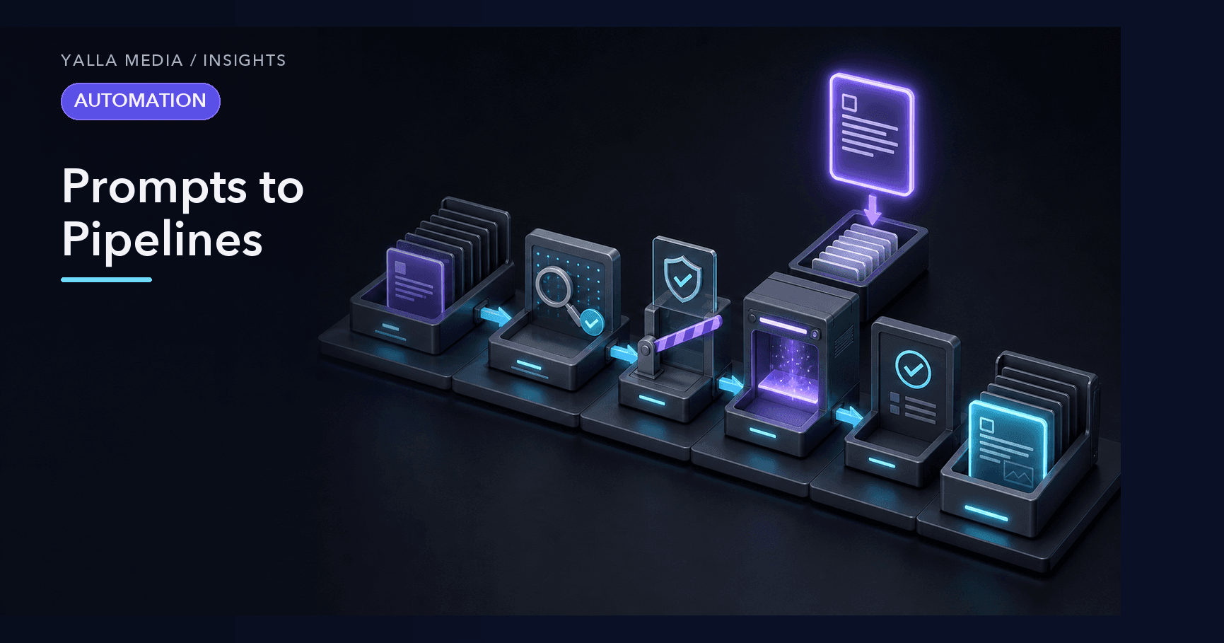 From Prompts to Pipelines: Turning One-Off AI Use Into Reliable Workflows