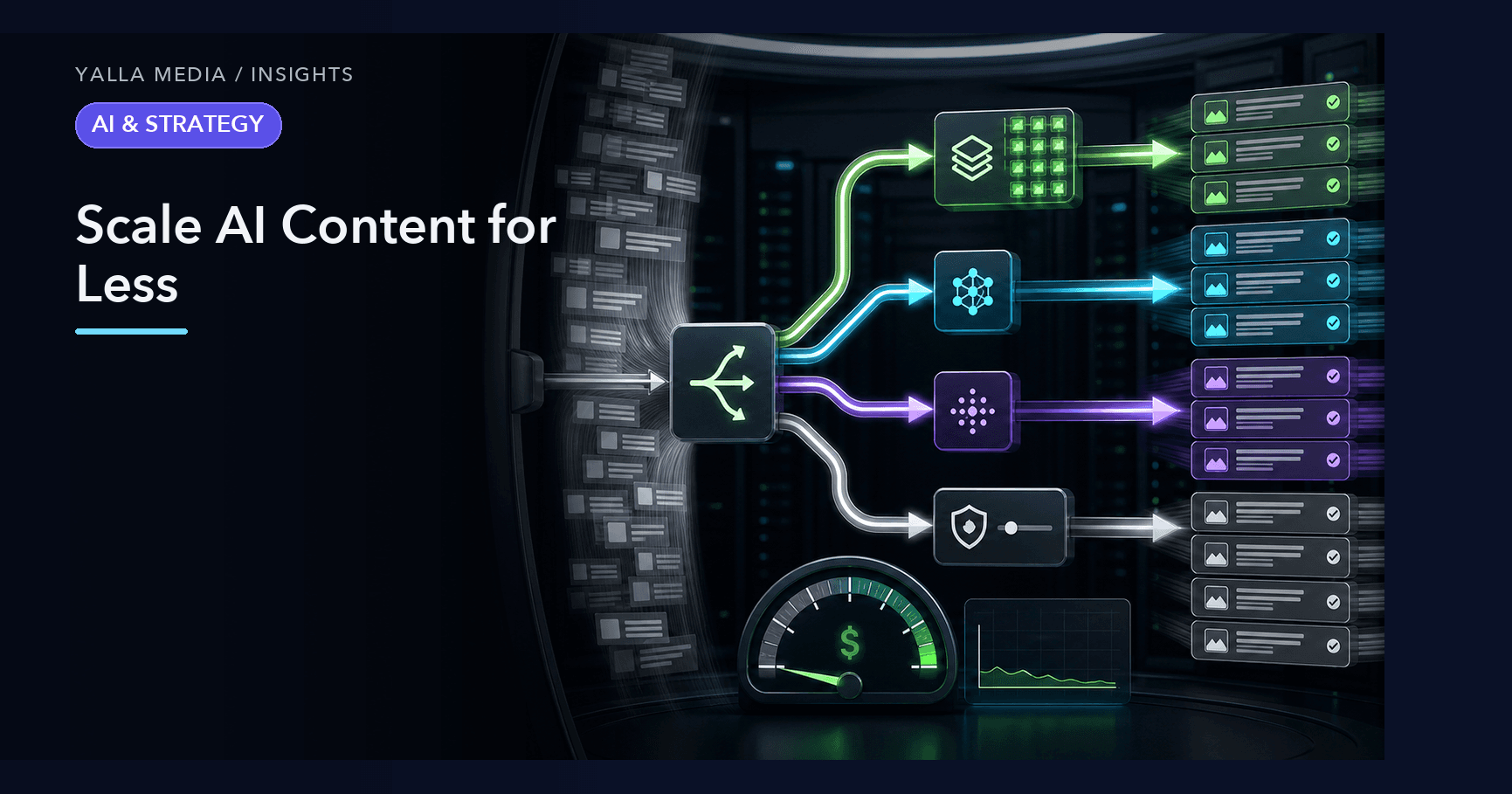 Keeping AI Content Costs Near Zero While You Scale